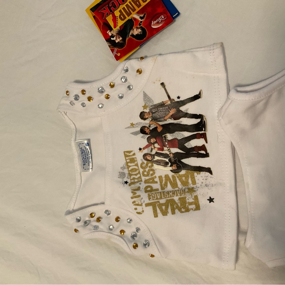 Disney Camp Rock White T-Shirt with Graphic